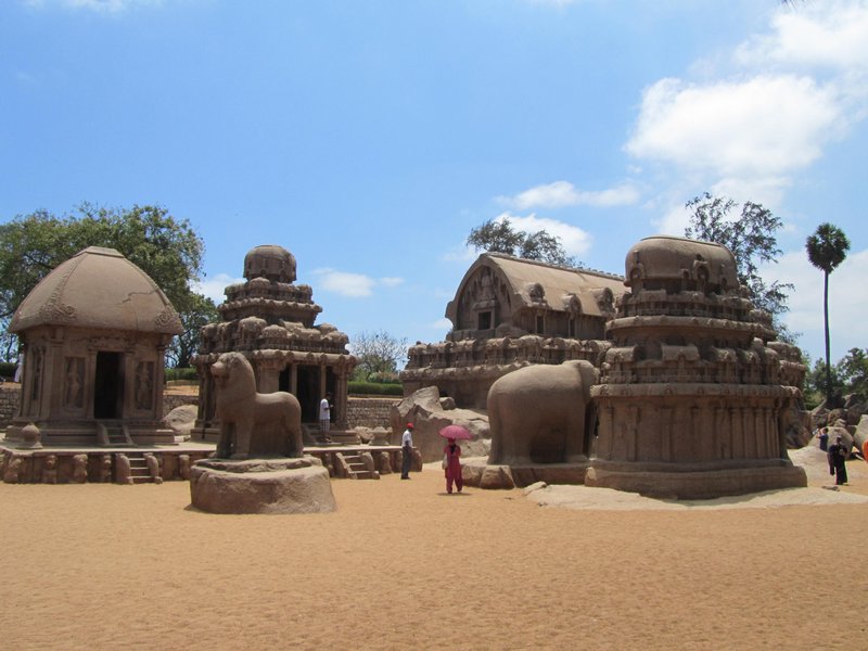 Mammallepuram, alte Tempelanlagen in Stein