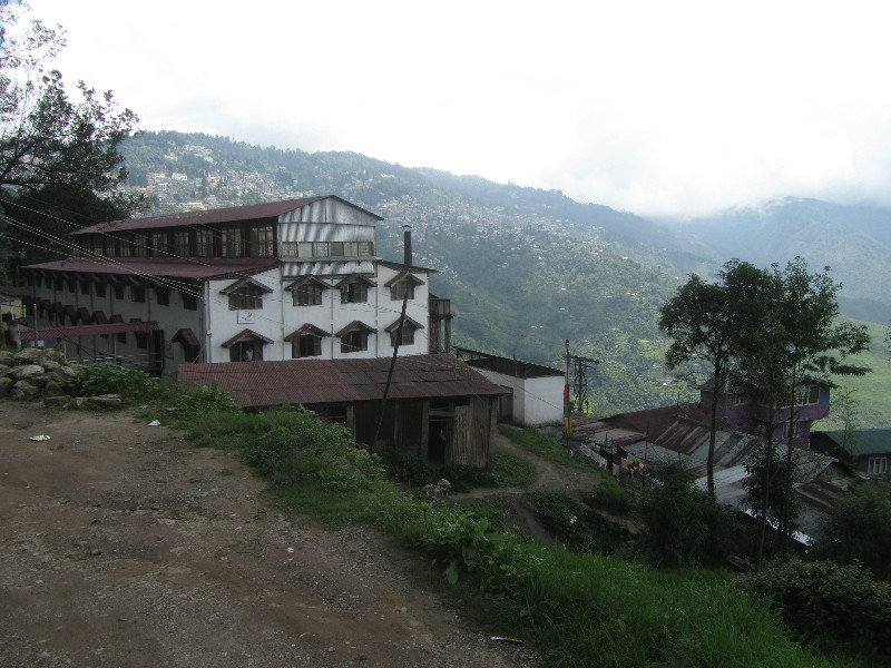 eines der hoechsten teeanbaugebiete mit der fabrik in darjeeling