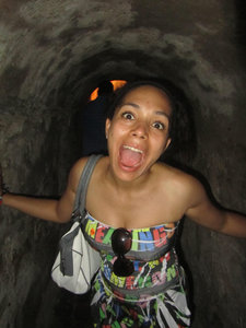in alten unterirdischen Tunnelanlagen des spanischen Forts