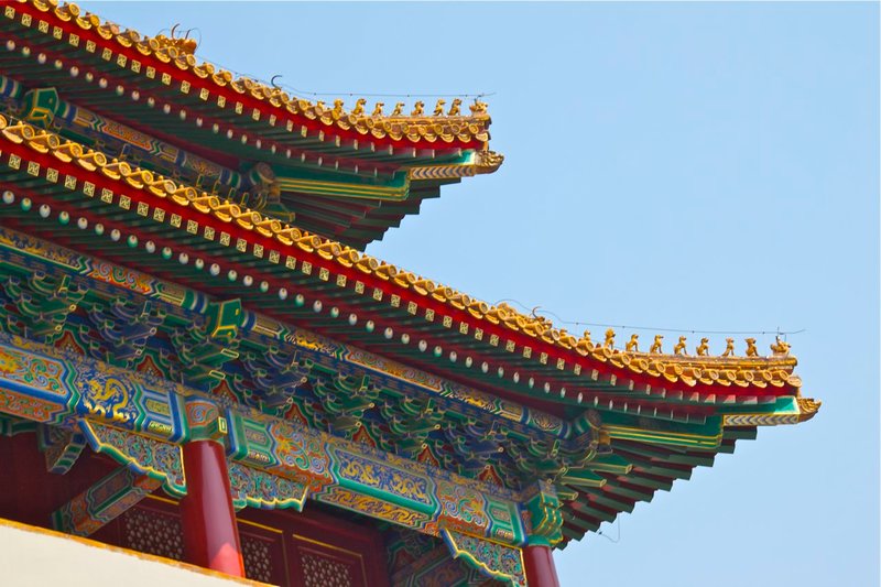 Forbidden City (detail of roof)