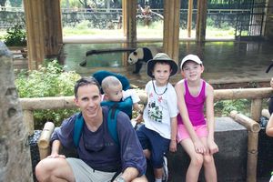Diaphoretic Family Portrait at the Guangzhou Zoo