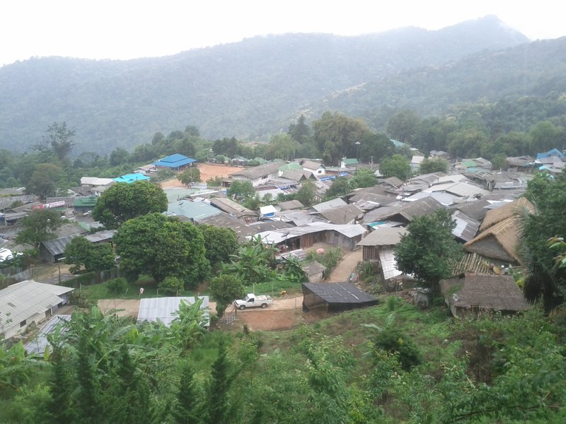 The Hmong village for tourists