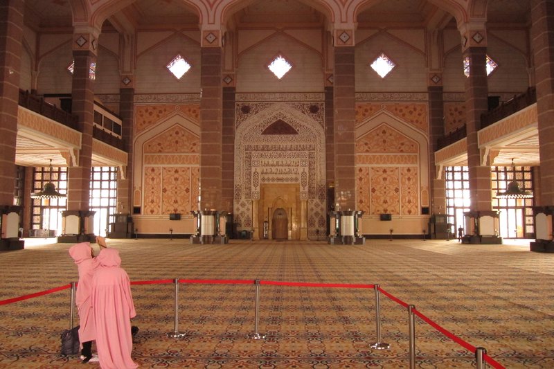 Inside Masjid Putra (Putra Mosque)