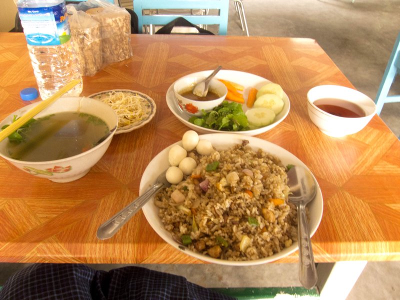 A Traditional Burmese Meal