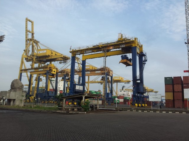 The port of Semarang