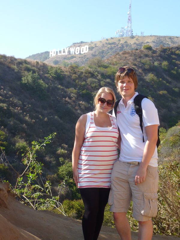 On our Hollywood sign walk, so worth it!