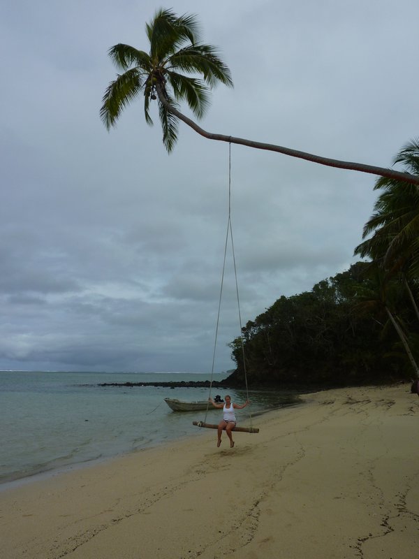 Tree swing at the Beachouse, Coral Coast