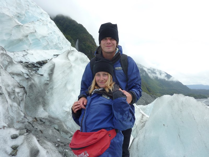On the Franz Josef glacier