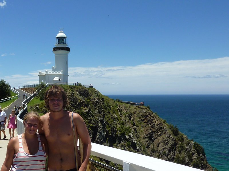 At the lighthouse