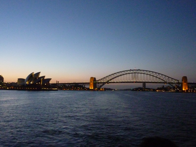Sydney at dusk
