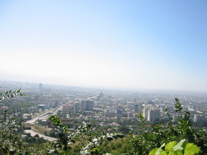 View over Almaty
