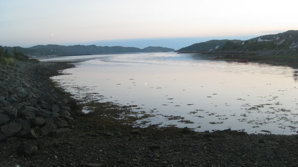 Loch Inver at sunset
