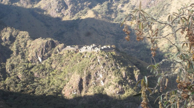 Sayacmarca from a distance