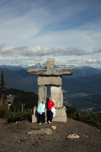 At the top of Whistler
