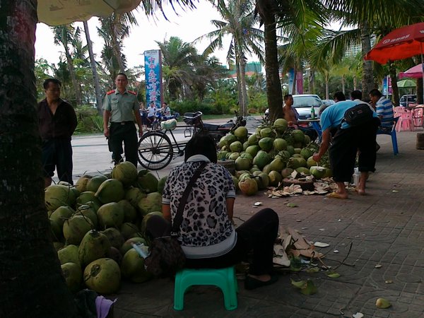 coconut choppers, Wenchang