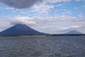 Isla Ometepe - view from the boat