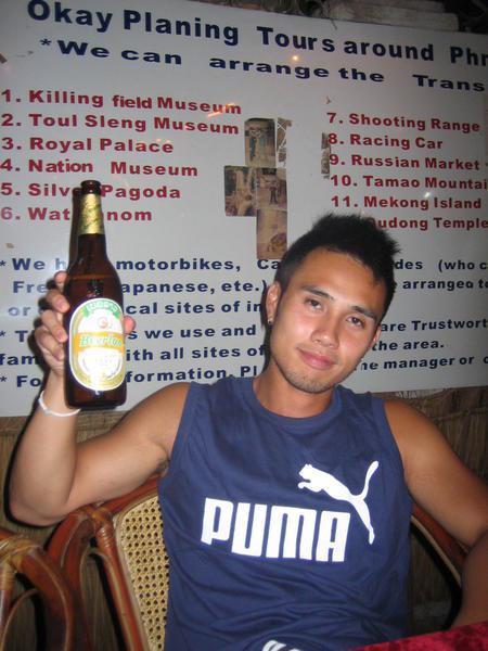 Will and his Beer Laos