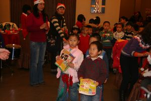 As part of an Aston inititive the kids all brought in old books to send to poor areas in China