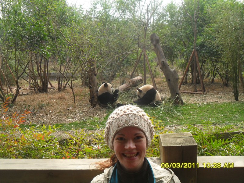 12. Me and the pandas!