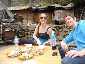 36. We stopped for a fabulous lunch up the mountain