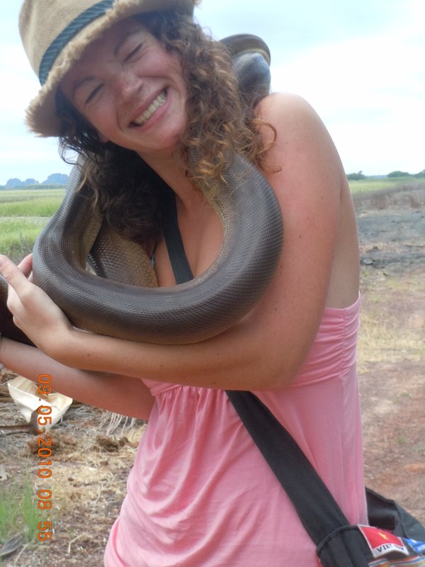 35. ...so I was a little more anxious as he started slithering down my back!