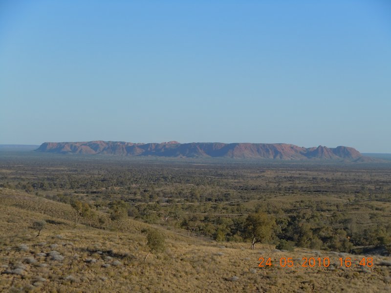 19. The beautiful Gosse's Bluff, the impact site of a meteor crater....