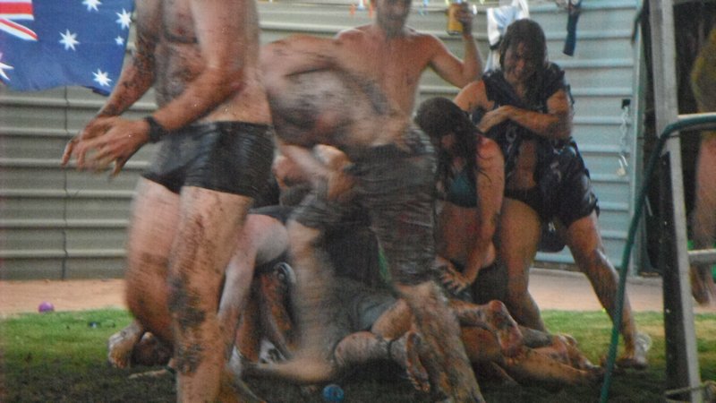 151. And the day even included some crazy mud wrestling!