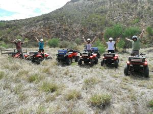 138. Our quad biking adventure over rough and rocky terrain was a certain challange for me!