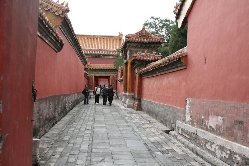 Wandering around in the streets of the Forbidden City