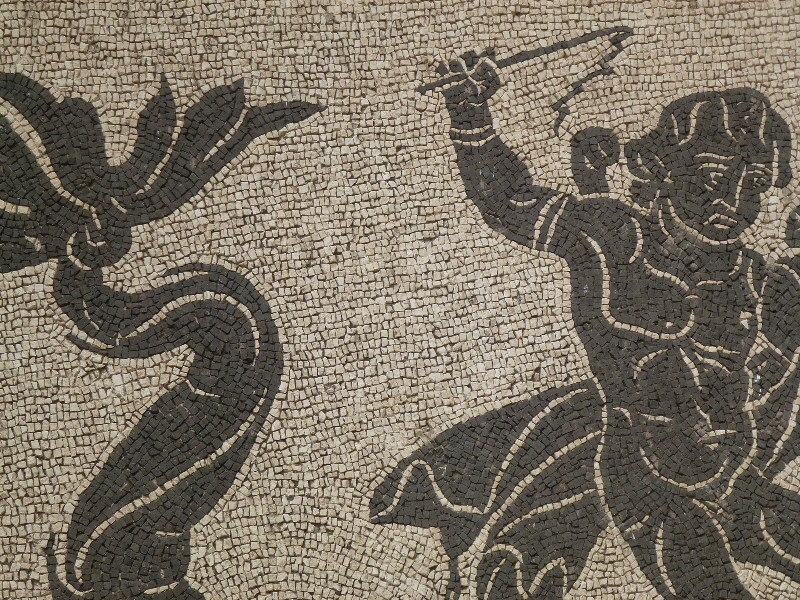 Mosaic at Terme Di Caracalla