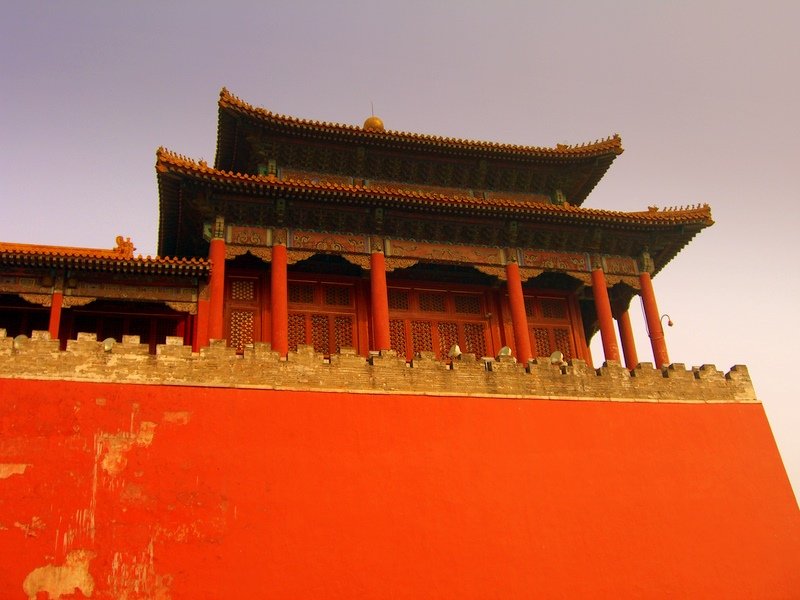 forbidden city entrance tower