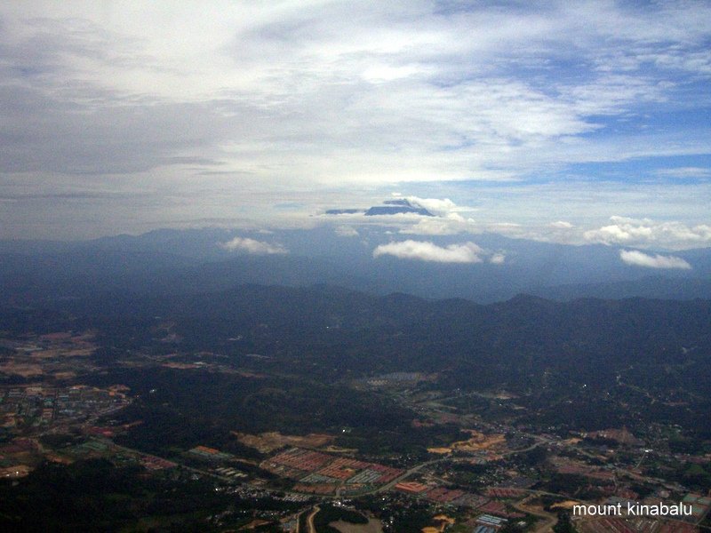 view of mountain kinabalu