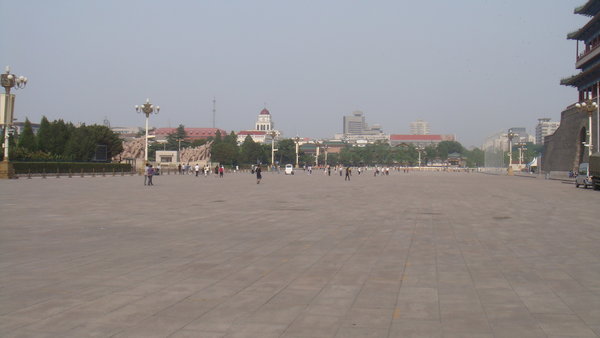 Taken from one end of Tiananmen Square