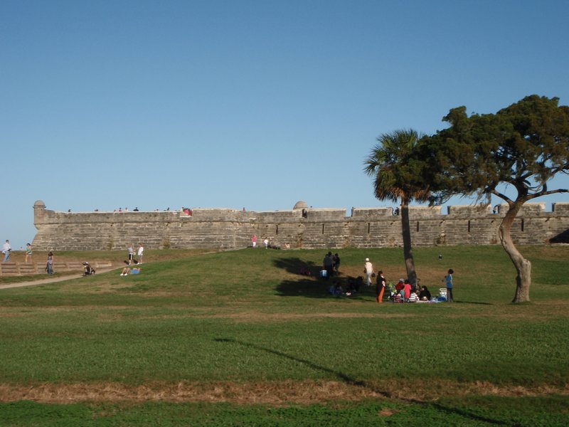 the outside of the Fort