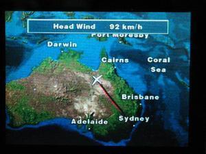 Flying over Australia... Flying over Australia...