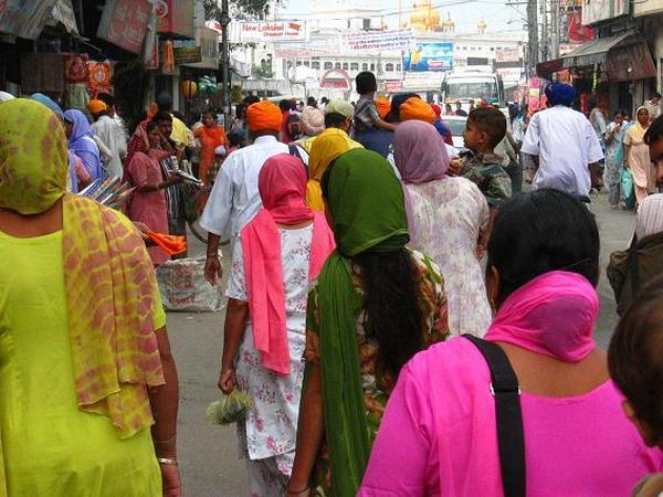 Colorful Indian women