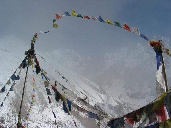 Prayer flags at the TOP of (my) World