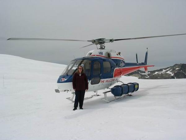 The helicopter and me...