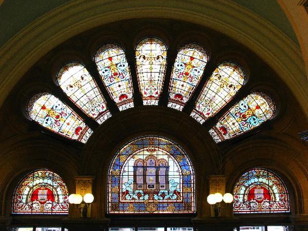 QVB - windows like a cathedral