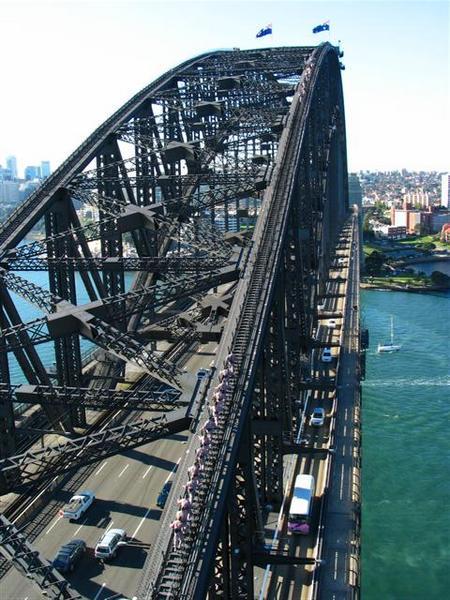 Sydney bridge from close look