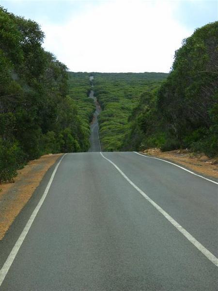 A straight Aussie road