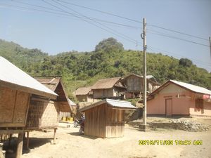 Hill tribe villages between Louang Probang and Vang Vieng