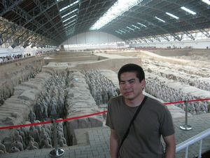 Me and 6,000 terracotta soldiers
