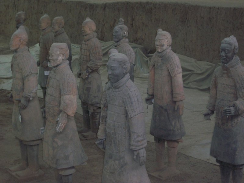Detailed full Terracotta warriors