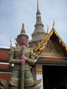 Guard at Wat Phra Kaew