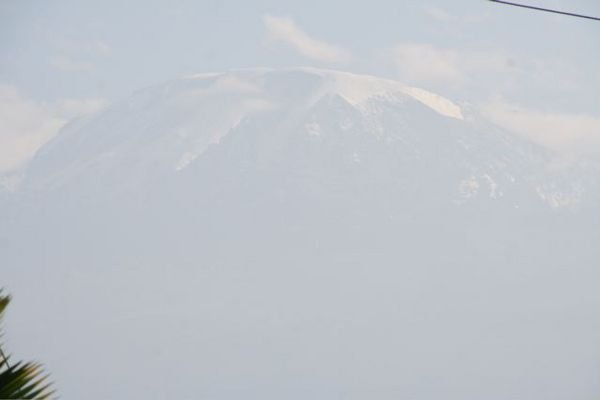 My First View of Kilimanjaro