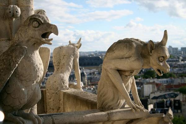 Notre Dame - Scary Gargoyles