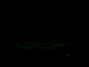 My camera's best photo of the northern lights!