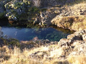 Clear waters of the Silfra fissure 