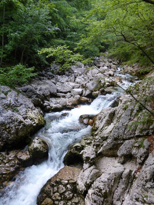 River below Savica Slap